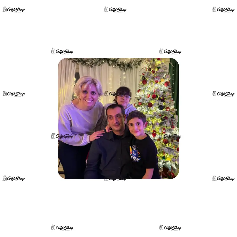 Suport coster, din lemn, set 6 bucati, personalizat